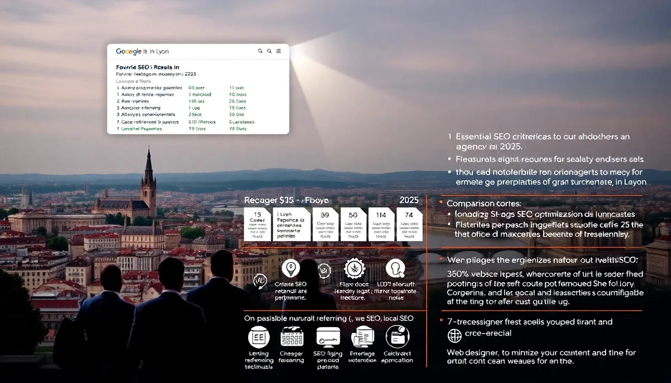 Classement 2025 : Les Meilleures Stratégies SEO à Lyon pour Optimiser Votre Visibilité