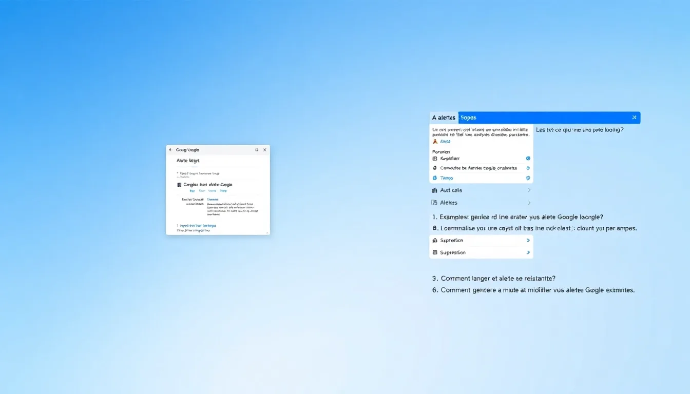 Comment créer une alerte Google facilement : Guide complet