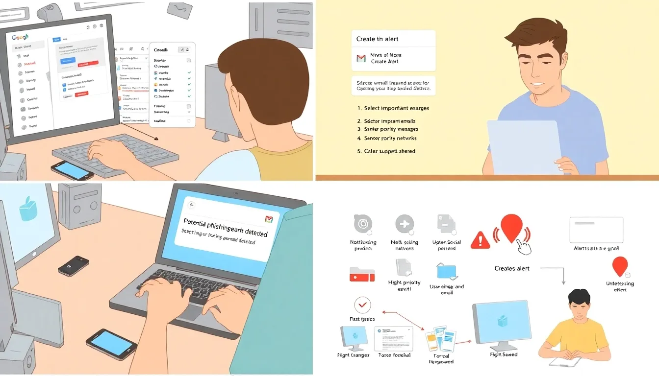 Maîtrisez les Alertes Gmail : Créez et Protégez Votre Compte Efficacement