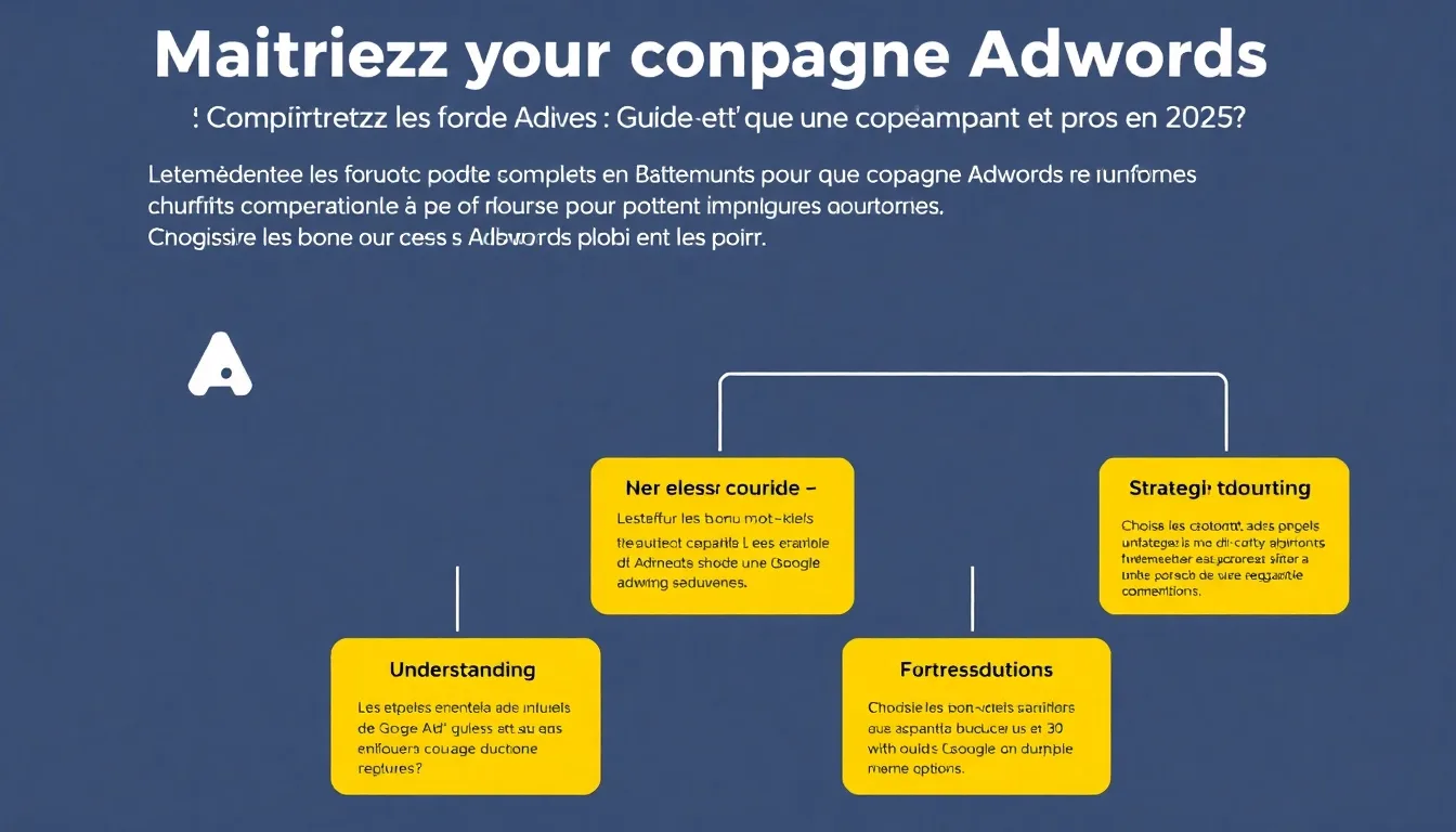 Maîtrisez votre campagne Adwords : Guide complet pour débutants et pros en 2025