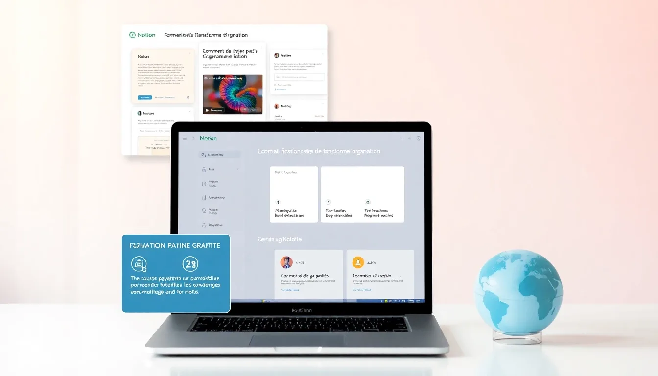 Formation Notion : Découvrez les Meilleures Options pour Maîtriser cet Outil de Productivité