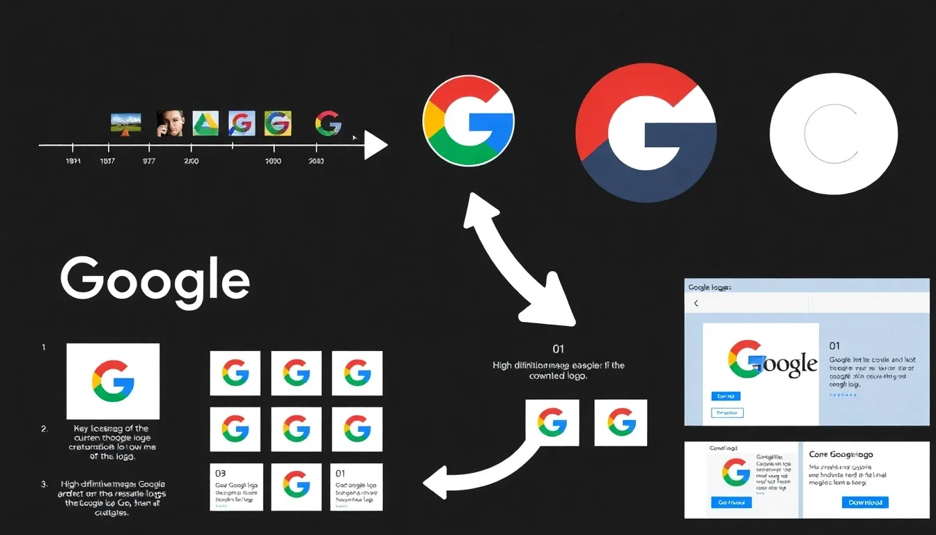Découvrez l’évolution fascinante du logo Google : histoire, design et téléchargements