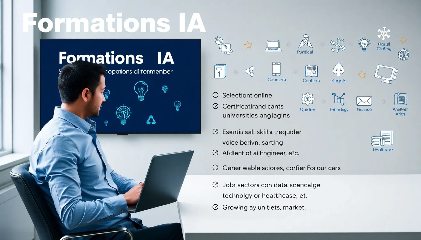 Formations IA : Boostez votre carrière avec nos meilleures options d’apprentissage