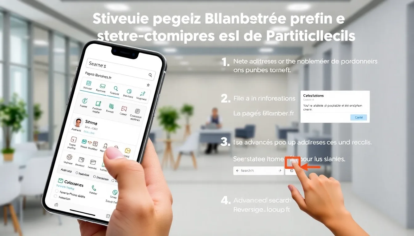 Utilisez Pages Blanches.fr pour Trouver Facilement des Coordonnées de Particuliers