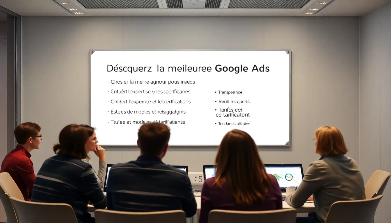 Découvrez la Meilleure Agence Google Ads : Top Sélection pour Booster Votre Croissance