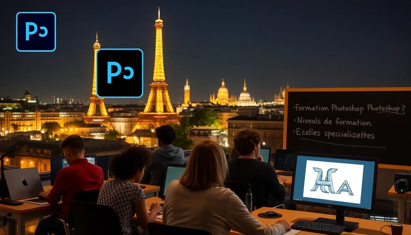 Découvrez les Meilleures Formations Photoshop à Paris